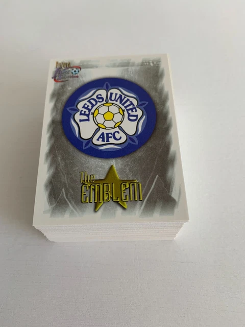 Leeds Utd F.c.   Selezione Fan Futera 1999, Set Base Completo 99 Carte. Raro.