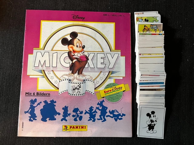 1992 MICKEY DISNEY 1992 Very Rare Full Set + Empty Album Empty Album £ ...