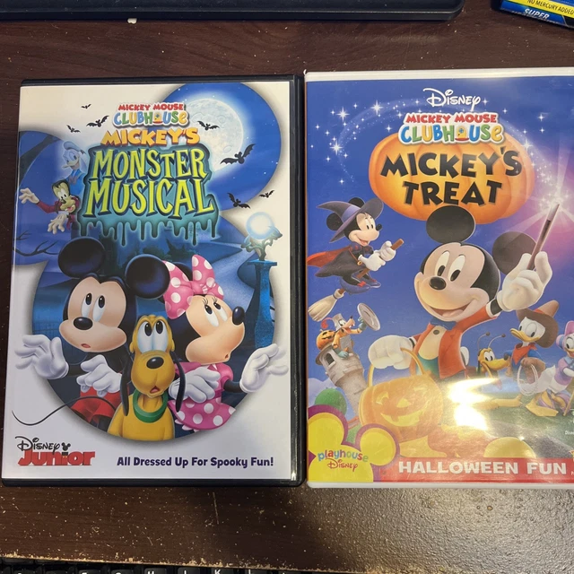 Monster Micky Mouse MICKEY MOUSE CLUBHOUSE: Mickey's Monster Musical & Mickey's Treat DVD £ ...