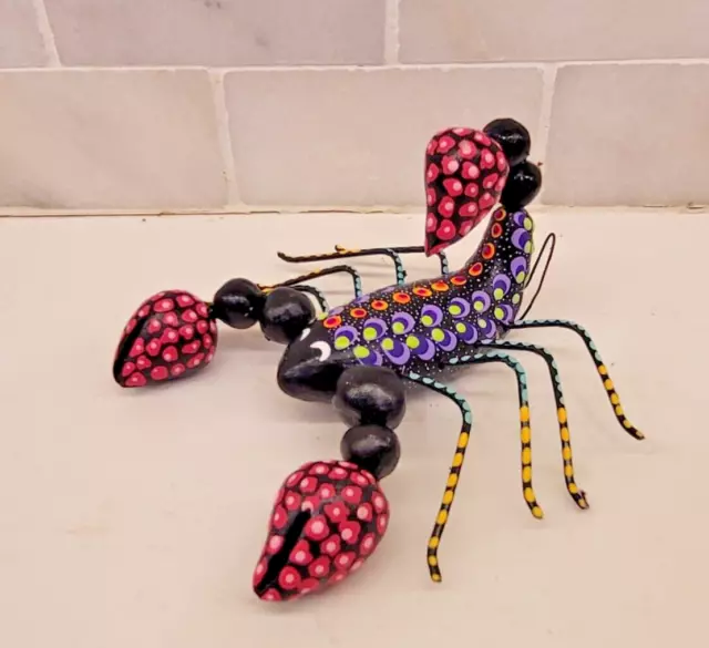 Scorpion Stinger Pinch Bug Insect Concepcion Aguilar Josefina Oaxaca Mexico Clay