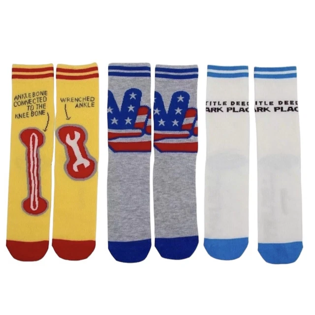 NEW Junk Food Monopoly & Operation Men’s Socks 3 Pack size L (9-11)