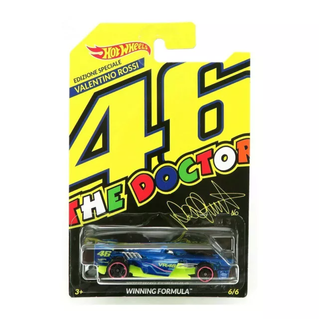 Hot Wheels Valentino Rossi Winning Formula Modellino Auto Automobile DIE-CAST