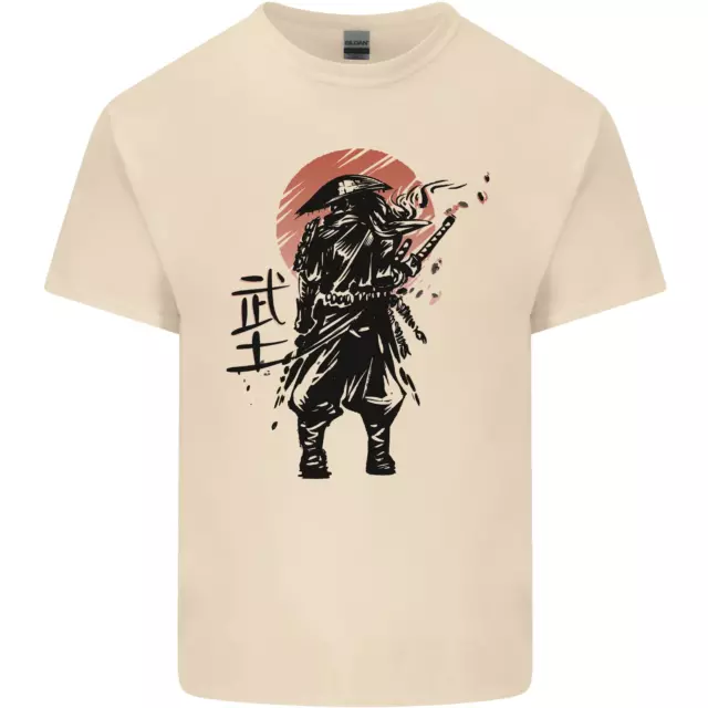 Samurai Sun MMA Warrior Mens Cotton T-Shirt Tee Top