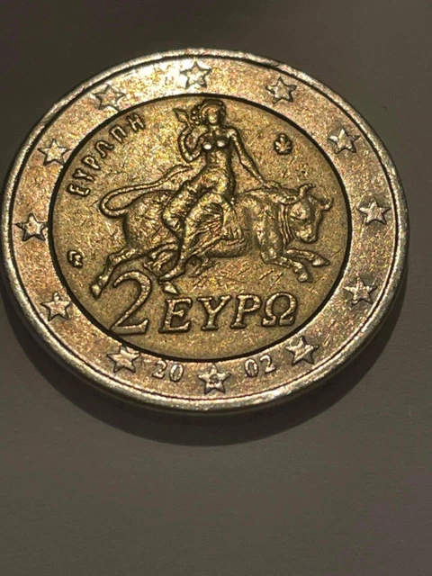 PIÈCE DE MONNAIE, 2 euros grecque, figure grecque mythique EUR 30,00 ...