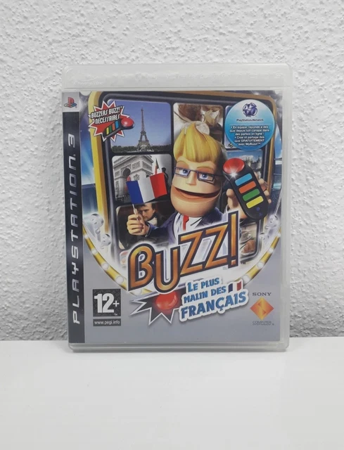 Jeu Buzz ! Le Plus Malin Des Français - PS3 (PAL) - Version Française - Bon État Avec Boîtier