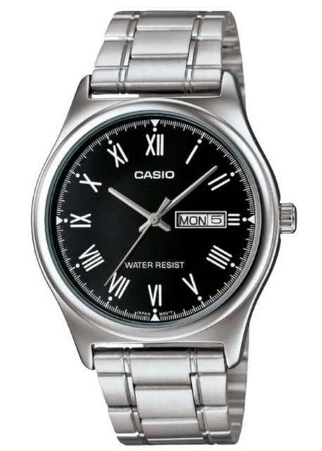 Orologio da uomo Casio Classic analogico quadrante nero MTP-VD02B-1E