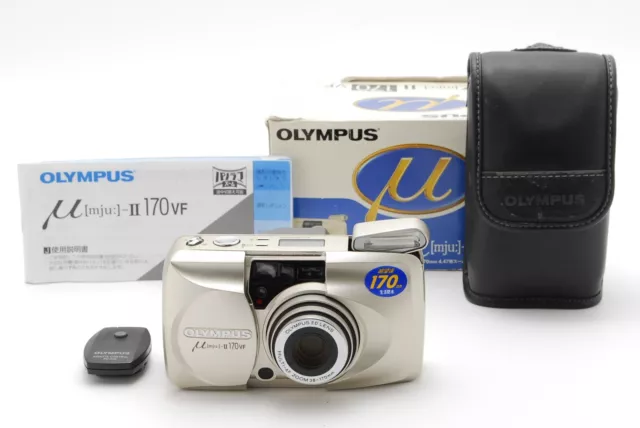 [Near MINT w/BOX] Olympus Mju μ II 170 VF AF 35mm Compact Film Camera JAPAN