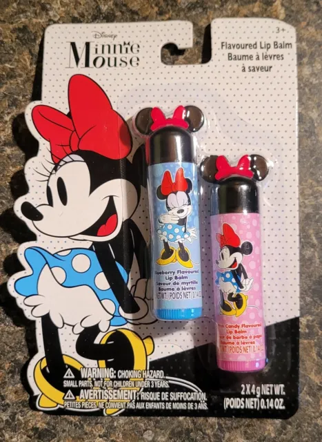 Disney Minnie Mouse 2ct Lip Balms - NEW IN PACKAGE