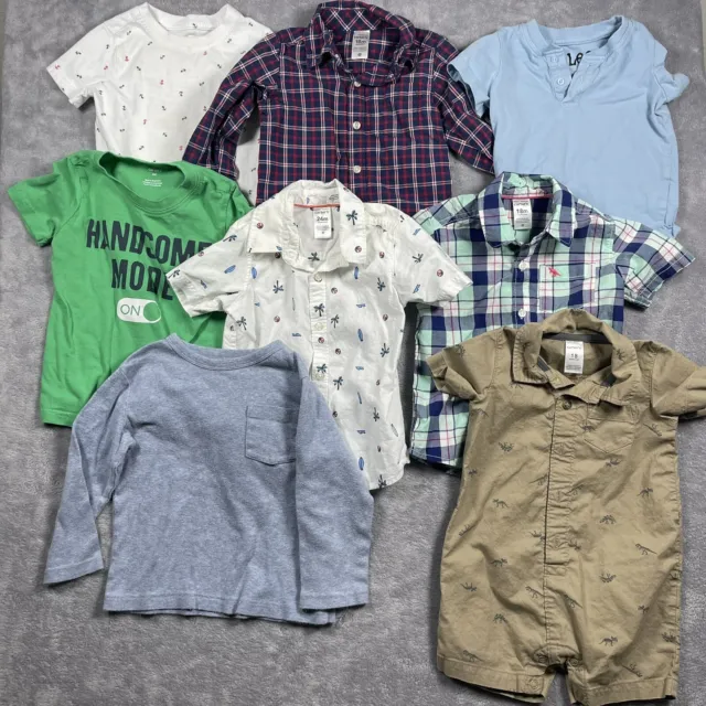 Carters Lee Gap Shirt Bodysuit Baby Boys 18-24 Months 2T Bulk Infant Casual Fun