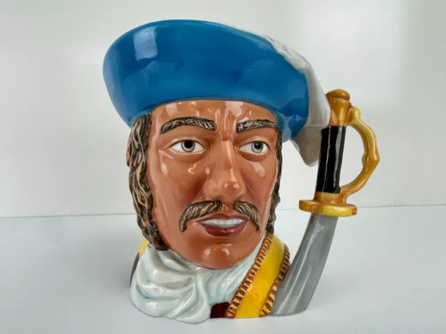 Franklin Mint Porcelain Maritime Trust ADMIRAL ROBERT BLAKE Large Character Jug