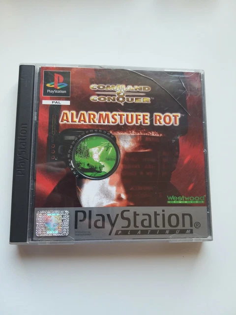 Ps1 Spiel - Command & Conquer : Alarmstufe Rot  Deutsch language German language