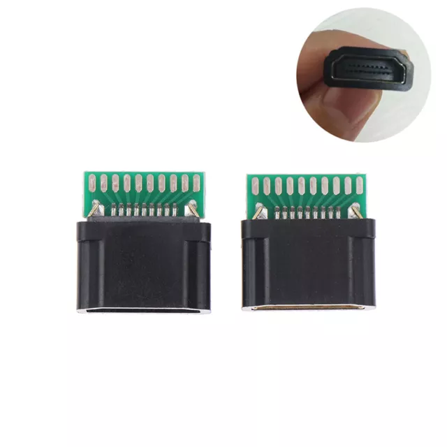 19Pin weiblicher HDMI -Socket -Stecker mit Lötentyp mit Plastikschale -DB