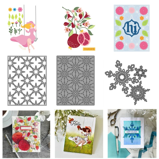 Fruits Stitched Frames Metal Cutting Dies Card Stencils DIY Scrapbooking Crafts