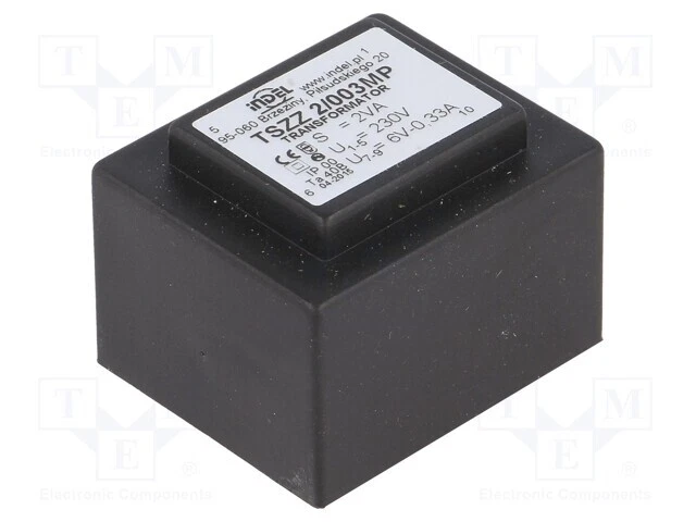 Transformator: überzogen TSZZ1.8/6V /E1DE