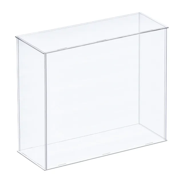 Acrilico Espositore Custodia Plastica Scatola Antipolvere Scheda 31x11x25,5cm