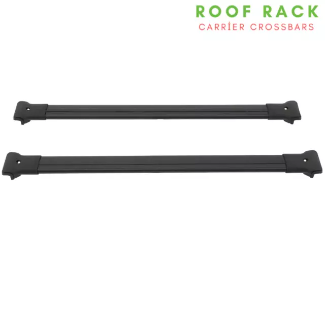 Roof Rack Cross Bars Black Set for Volkswagen Jetta SportWagen 09-15