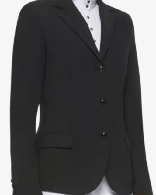 Cavalleria Toscana Riding Jacket with Piping Black Jacket