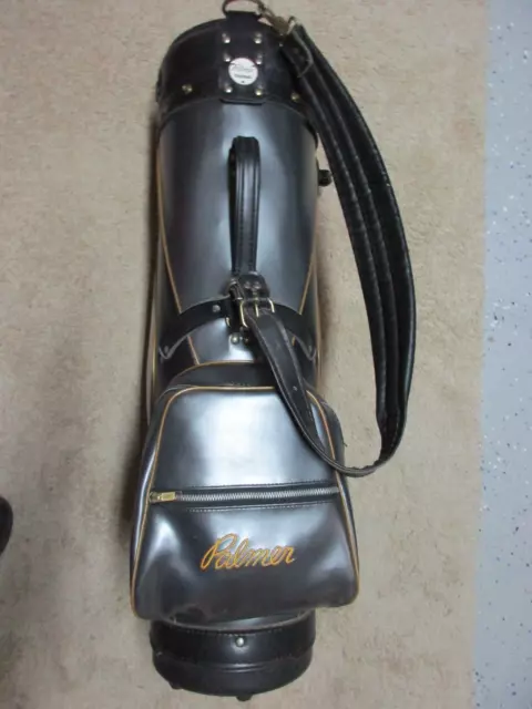 Vintage Leather Arnold Palmer Red Cart Golf Bag THE AXIOM, HOT-Z Made in  USA · SwingPoint Golf®