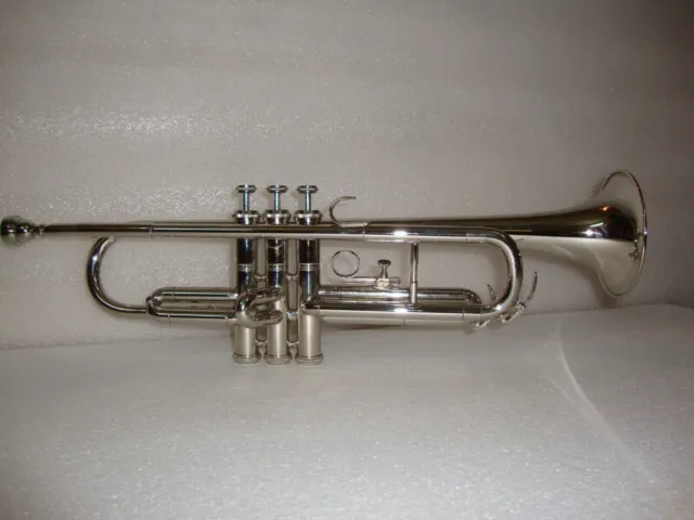 Trumpet  NEW NICKEL FINISHED Bb KEYS TRUMPET WITH HARD CASE  BLACK FRIDAY SALE