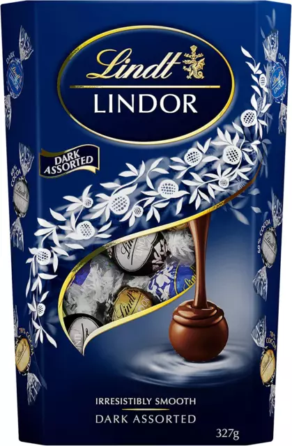 Lindor Dark Assorted Chocolate Cornet 327G