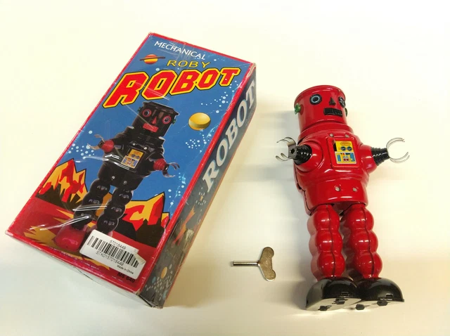 Schylling (Collector Series) Electra - Robot mécanique en tôle (marcheur Schylling (Collector Series) Electra - Robot mécanique en tôle (marcheur