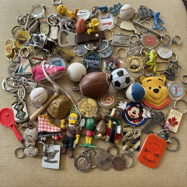 VINTAGE KEYCHAIN LOT Keychains People Places Things 65 $95.70 - PicClick CA