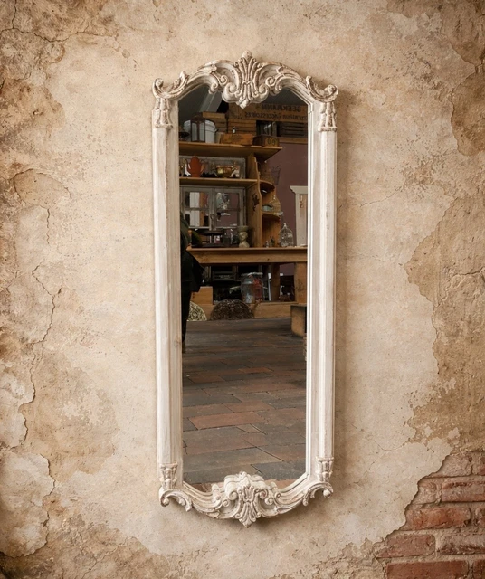 Casa Padrino miroir mural baroque en miroir à main design noir 91 x 4 x