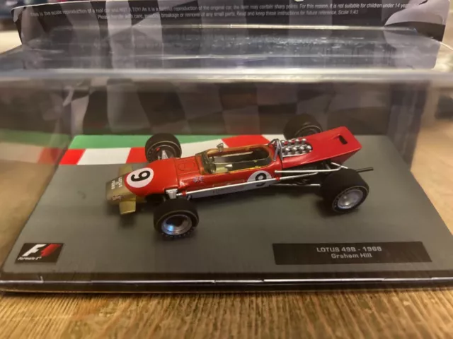 F1 Diecast Model 1968 Lotus 49B Graham Hill new & sealed F1 Car Collection