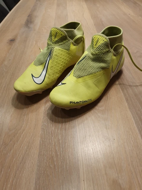 NIKE PHANTOM VSN GHOST LACE Fußballschuhe Noppenschuhe Sockenschuhe Gr. 42 gelb