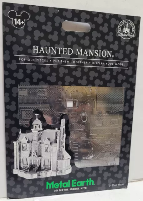 Disney Parks Metal Haunted Mansion 3D Metal Model Kit