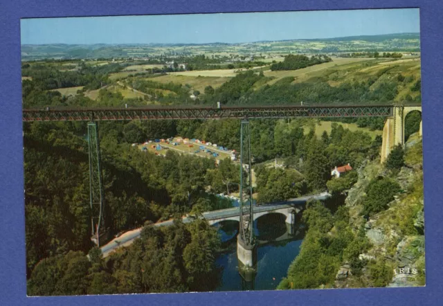 Gb * CPA  / Carte Postale : Viaduc de Rouzat -> Vallée de la Sioule