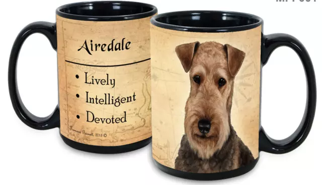 Airedale Terrier Faithful Friends Mug