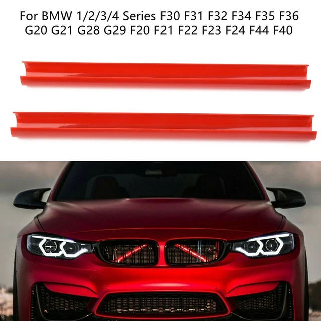 Griglia Orlo Strisce Accessori F20 F30 F32 F40 G20 G29 Raccordo Rosso 2Pcs
