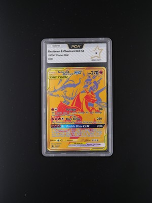 Carte Pokémon Anglaise Reshiram & Charizard GX FA SM247 Promo S&M PCA 9