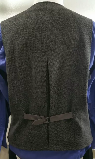 JOSEPH ABBOUD MEN Heritage Gray 5 Button Vest Size XXL 44R waistcoat ...