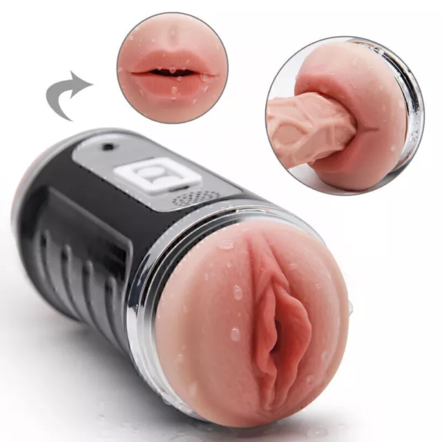 Male-Masturbator-MultiSpeed-Flesh-Style-Vaginal-Pussy-Toy-Realistic-Vagin-Cup