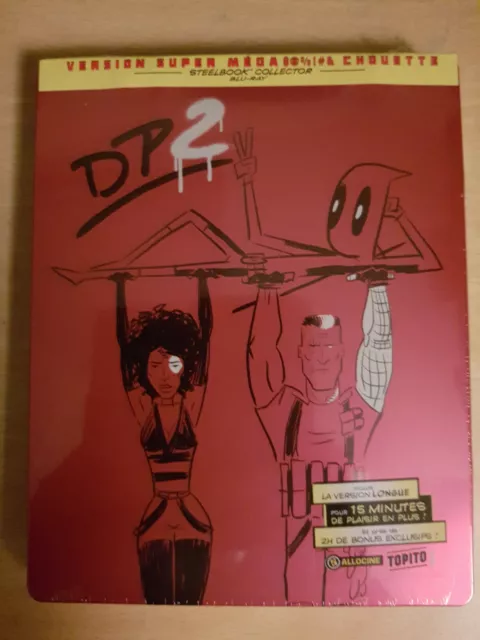 DEADPOOL 2 STEELBOOK bluray 2D FNAC VF version longue + bonus