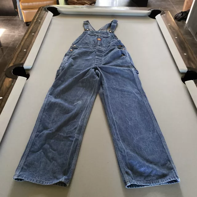 VTG 80S BIG Ben Wrangler CARPENTER BIB OVERALLS 100 Cotton 36X32