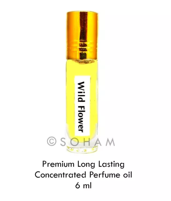 Flor silvestre 6 ml Ittar unisex Attar aceite perfume de lujo de larga duración citures dulces