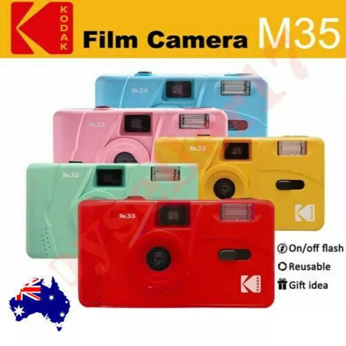 Genuine Kodak Vintage Retro M35 35mm Reusable Film Camera Retro interest Gift