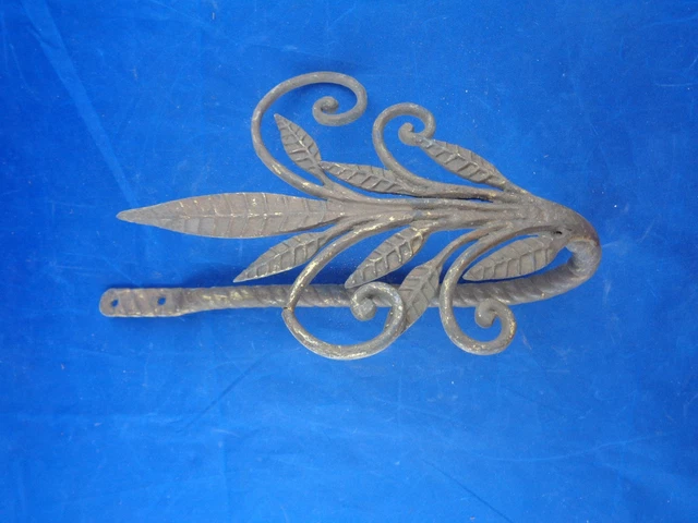LARGE Vintage Metal Brass Curtain Tie Back Hook