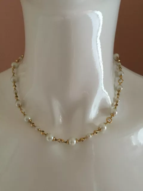 Judith Jack Pearl Delight Faux Pearl Collar Necklace Silver $198 2