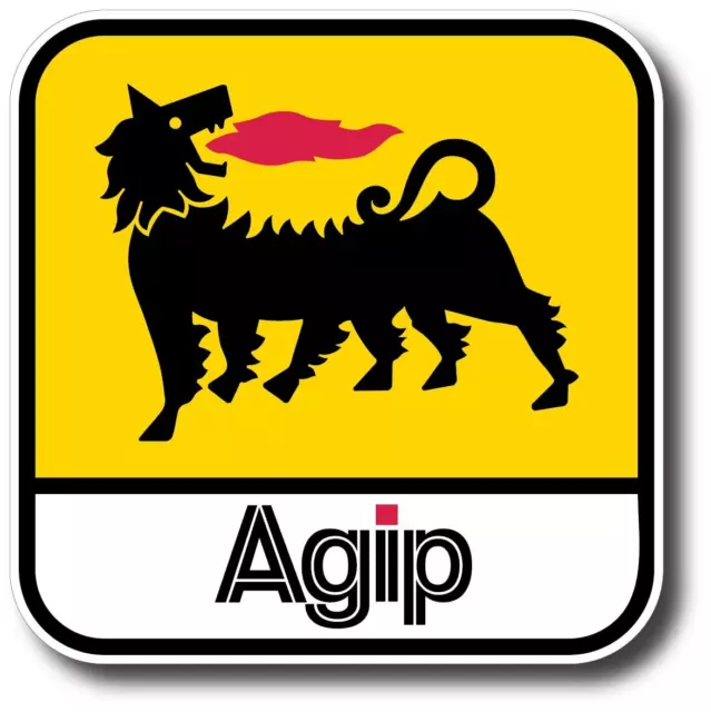 Agip Racing Decal Sticker 3M Usa Made Truck Helmet Vehicle Window Wall Car