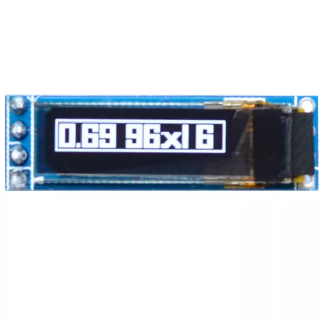 Écran OLED 0 69 pouces fiable avec interface IIC pour une connectivité transpa