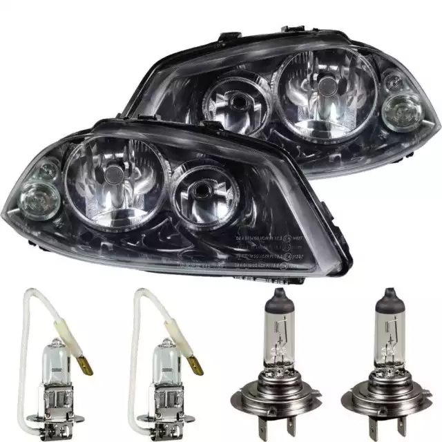 Set Faros para Seat Ibiza Cordoba 6L 02.02-02.06 Incl. Philips +30% H7+H3