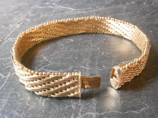 Bracelet Maille Ancien - Plaqué OR - Unisexe - XXème - UNISEX GOLDED BRACELET