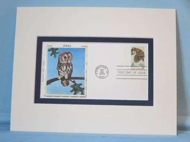 Honoring American wildlife - the Saw-Whet Owl & First Day Cover of its own stamp