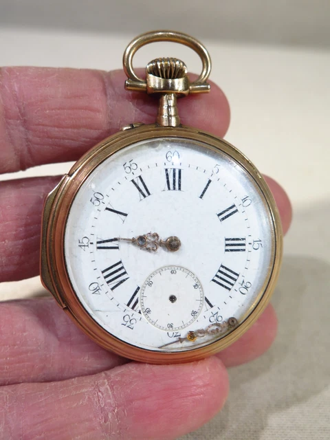 Ancienne Et Belle Montre Gousset – Pièce Vintage à Remonter Manuellement