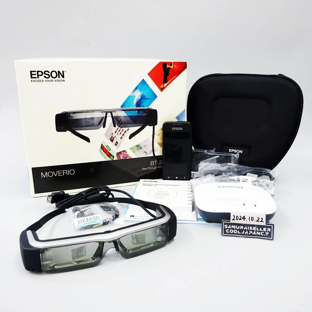 ☆スマートグラス☆EPSON MOVERIO BT-30E☆ 両眼シースルーの