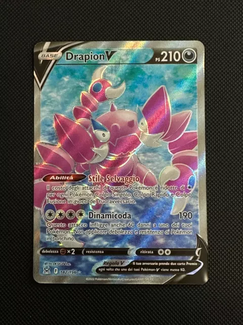 Drapion V Astro - Carta Pokémon Original Origem Perdida, Jogo de Tabuleiro  Original Copag Nunca Usado 76780139